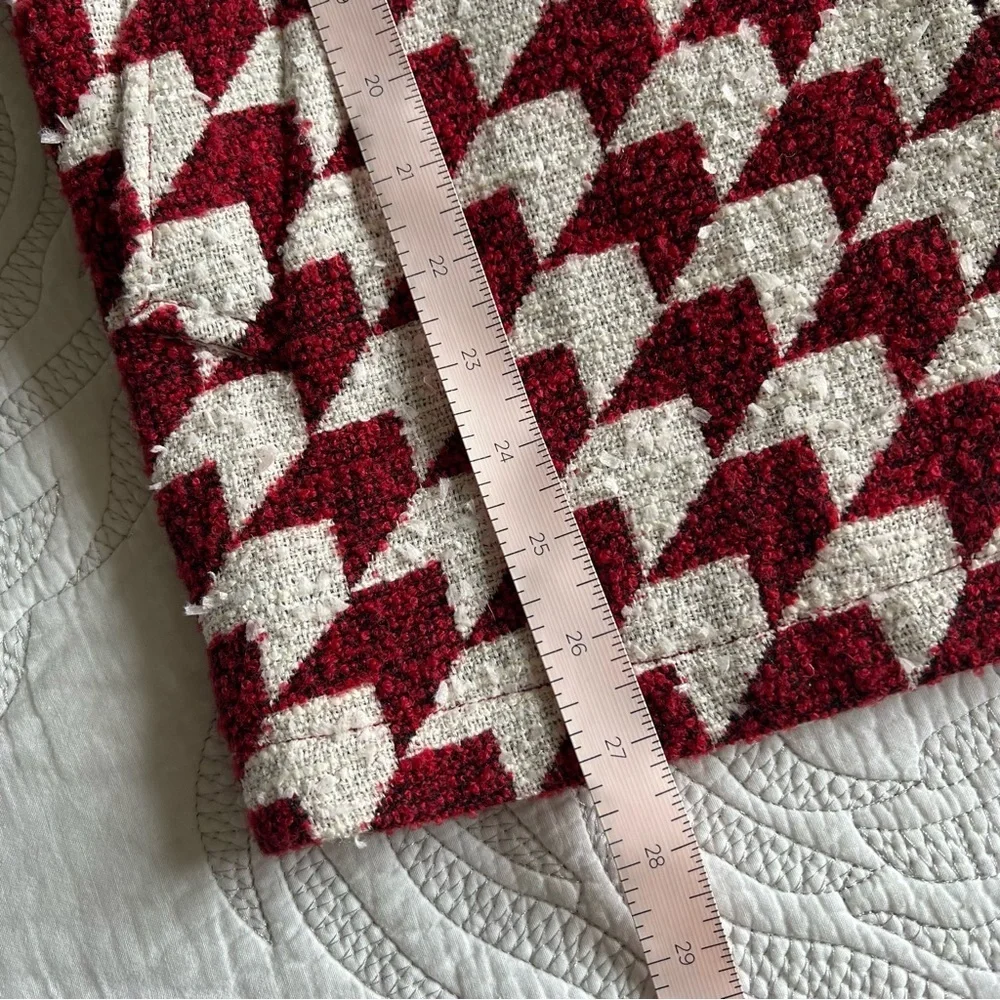 Diane Von Furstenberg (DVF) - Short Manon Tweed Jacket - Arrow Red